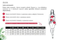 Kombinezon w kwiaty ANASTAZJA z dekoltem typu V-neck i efektownymi, bufiastymi rękawami