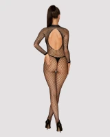 Bodystocking N121: Seksowna Bielizna z Delikatnej Siateczki i Otwartym Krokiem dla Wyjątkowego Wyglądu