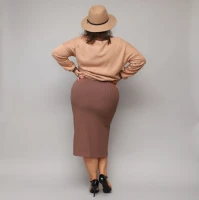Sukienka prążek plus bluza super cena jesień PLUS SIZE