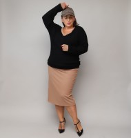 Sukienka prążek plus bluza super cena jesień PLUS SIZE