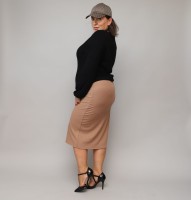 Sukienka prążek plus bluza super cena jesień PLUS SIZE