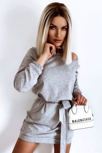 SUKIENKA DRESOWA,  krój sukienki oversize KIMONO