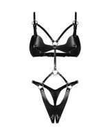 Skórzane Body Damskie Dame Controle – Zmysłowy Design z Ekoskóry
