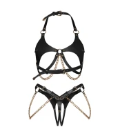 Anyya Black komplet 2-częściowy otwarty