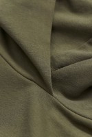 Uniwersalna, luźna sukienka dresowa VERA khaki